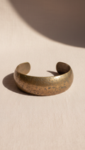 Aged Bronze Cuff Bracelet
