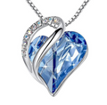Infinity Love Heart Pendant Necklace