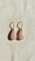 Blush Quartz Drop Earrings